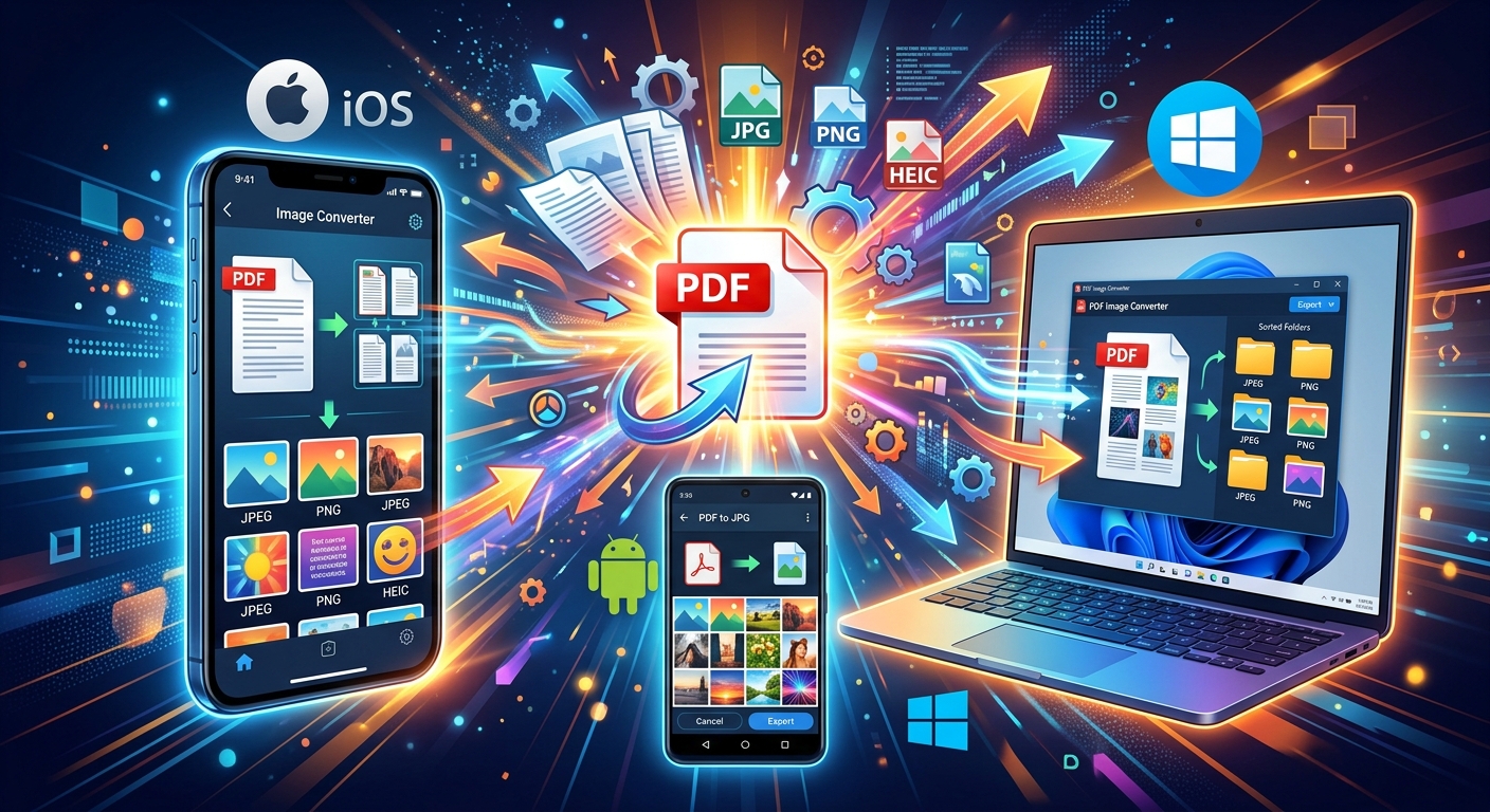 Converting a PDF to Image Files on iPhone, Android, and Windows
